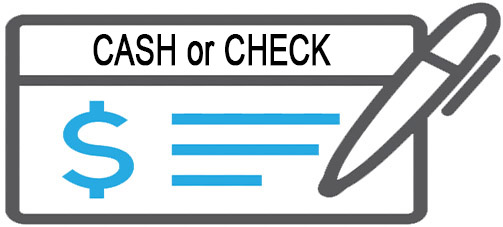 cash or check